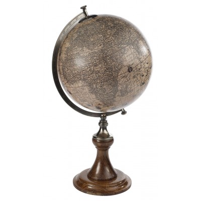 Old World Globe Map Jodocus Hondius 1627 Antiqued Classic Stand 24" New   292433107138